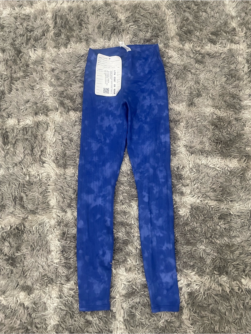 Fabletics Define PowerHold High-Waisted Legging Admiral Blue Solar Dye XXS